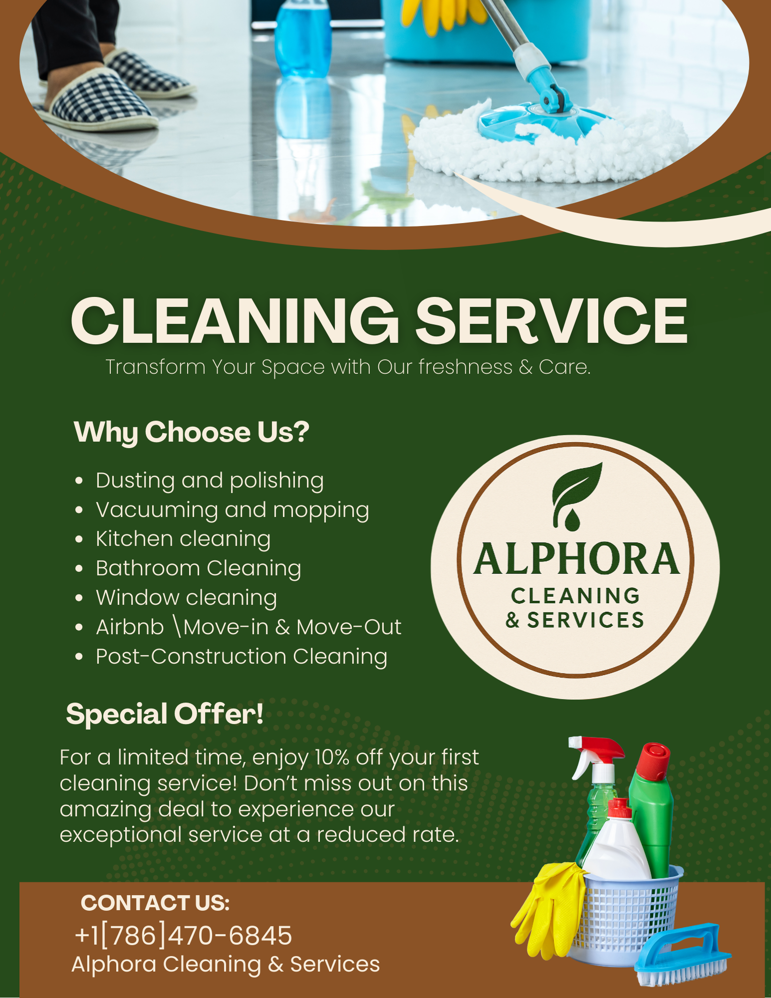 Cleanings Service - $25 per sq ft. 🧹🧹✨